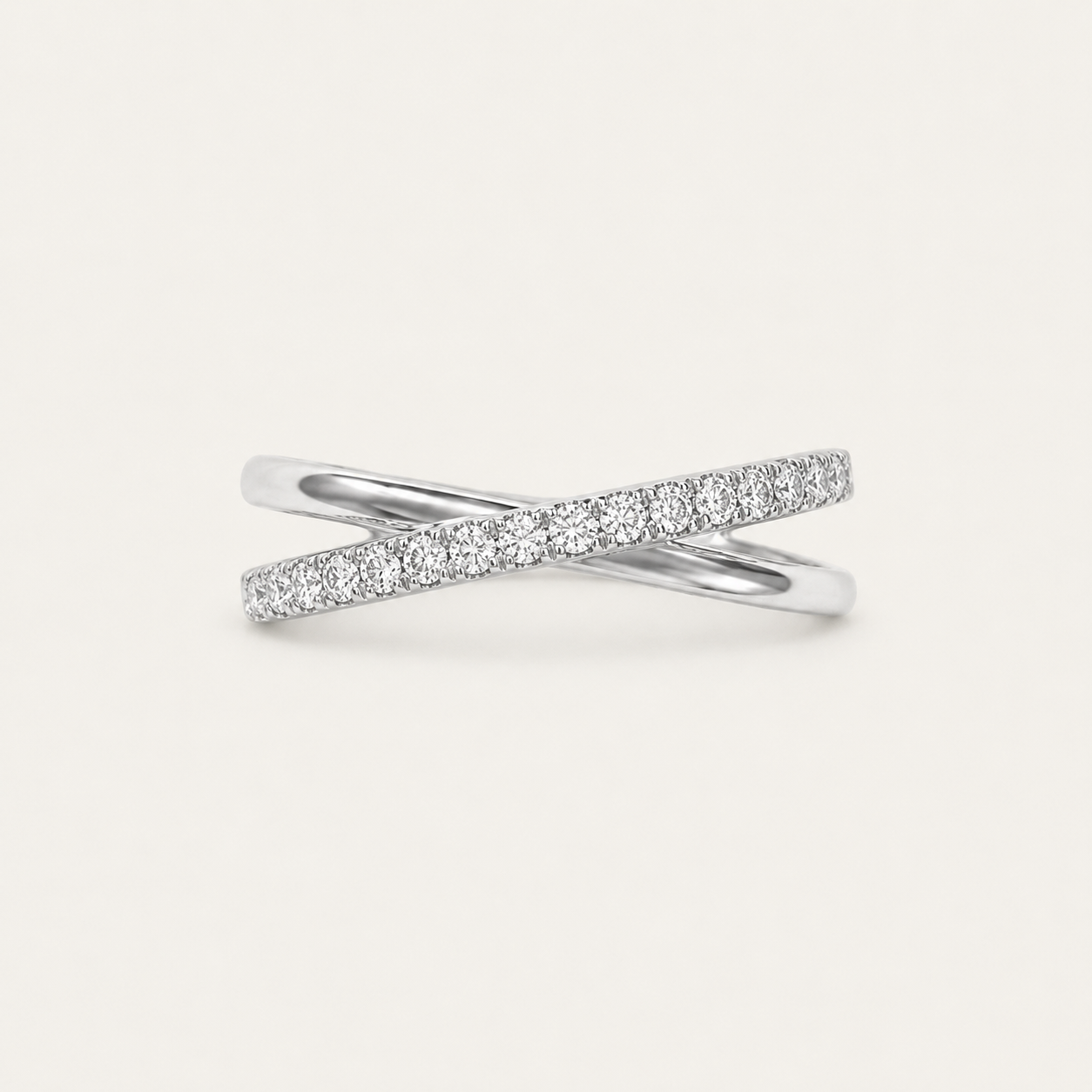 The Xandra Criss-Cross 18k Ring