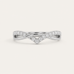 The Ethereal Chevron 18k Ring