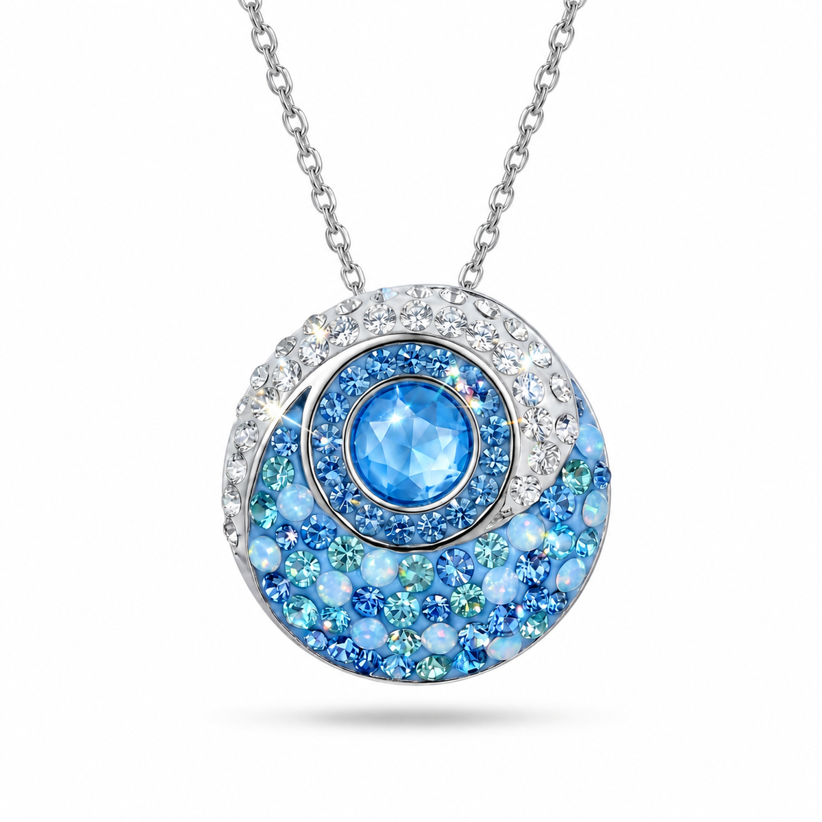 Energy Round Pendant Cum Brooch