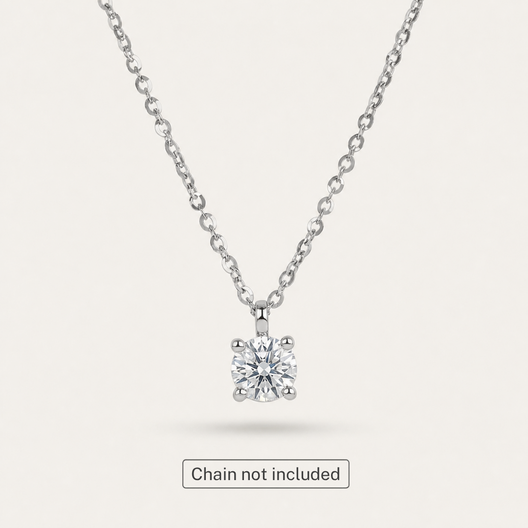 The Luminary Round Brilliant Lab Diamond Pendant
