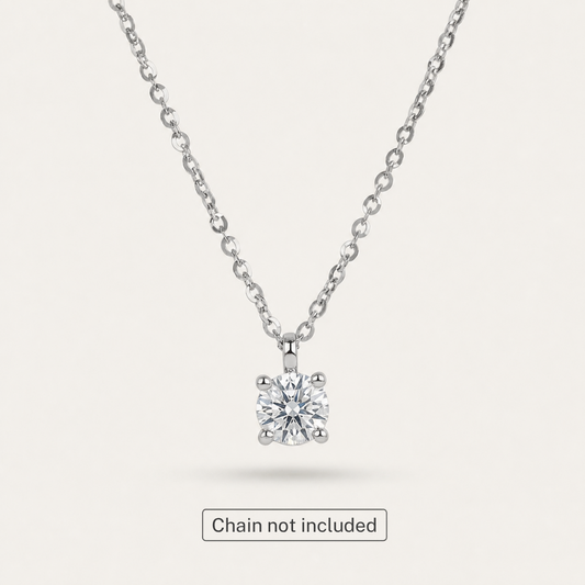 The Luminary Round Brilliant Lab Diamond Pendant