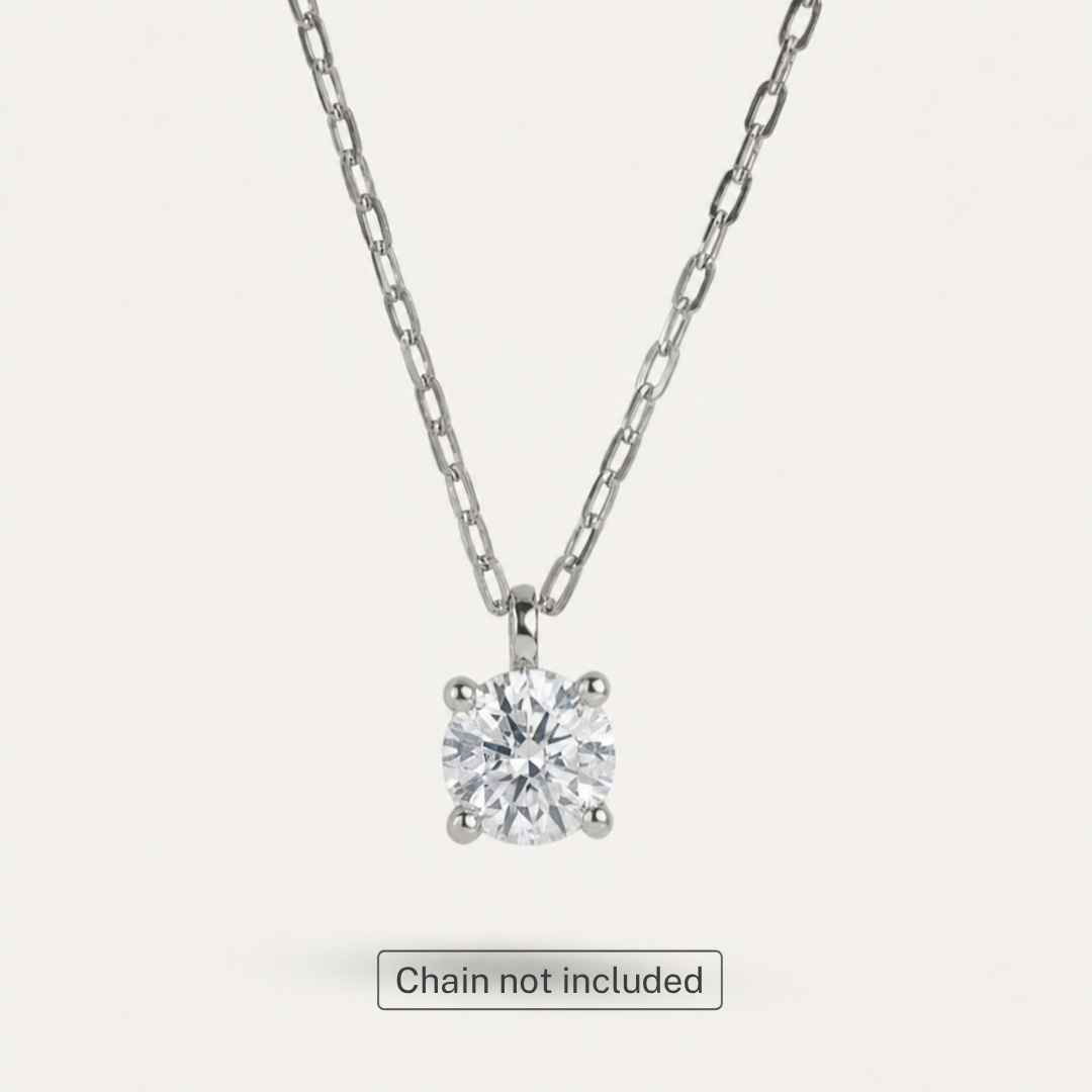 The Luminary Round Brilliant Lab Diamond Pendant