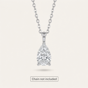 The Elysian Pear Lab Diamond Pendant