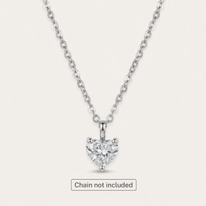 The Vows Heart 1.0cts Solitaire Pendant