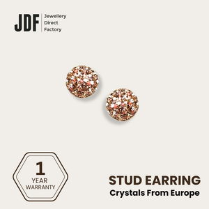 Matching Lollipop Earring 8mm with Crystal From Europe