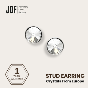 Limited Edition Stud Earring with Crystal From Europe