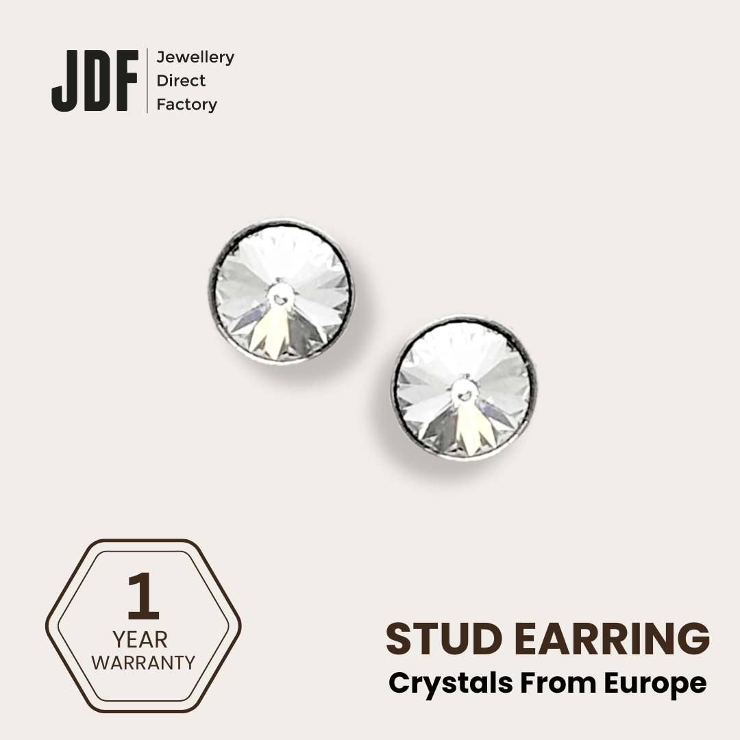Limited Edition Stud Earring with Crystal From Europe