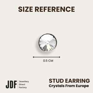 Limited Edition Stud Earring with Crystal From Europe