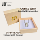 Eternity Baby Pearl Lulutong Necklace, Pearl Necklace, Inside Jewellery Box Packaging, One-Year Warranty - Jewellery Direct Factory in alabaster background