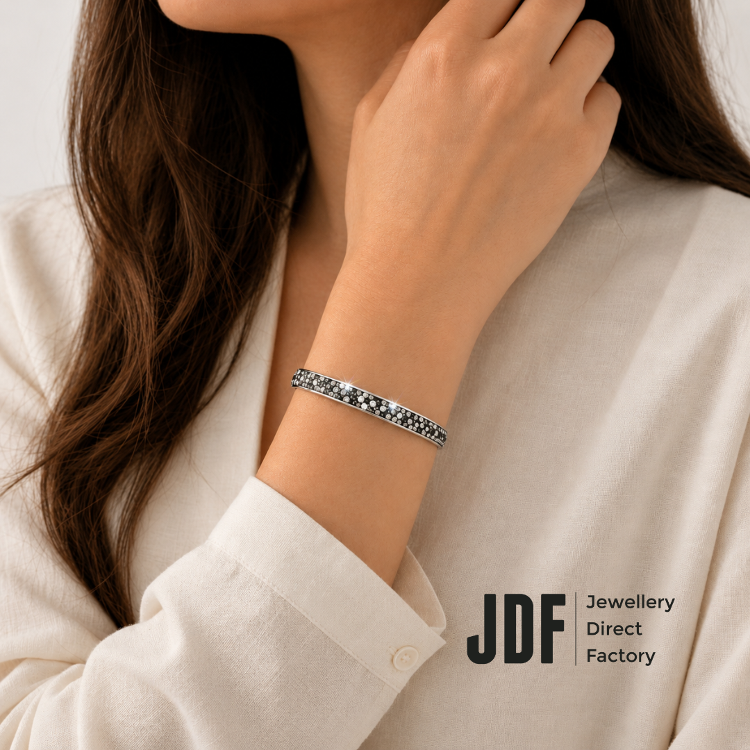 Sparkling European Crystal Bangle
