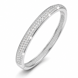 Sparkling European Crystal Bangle