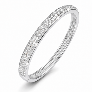 Sparkling European Crystal Bangle