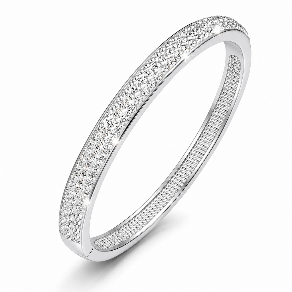 Sparkling European Crystal Bangle