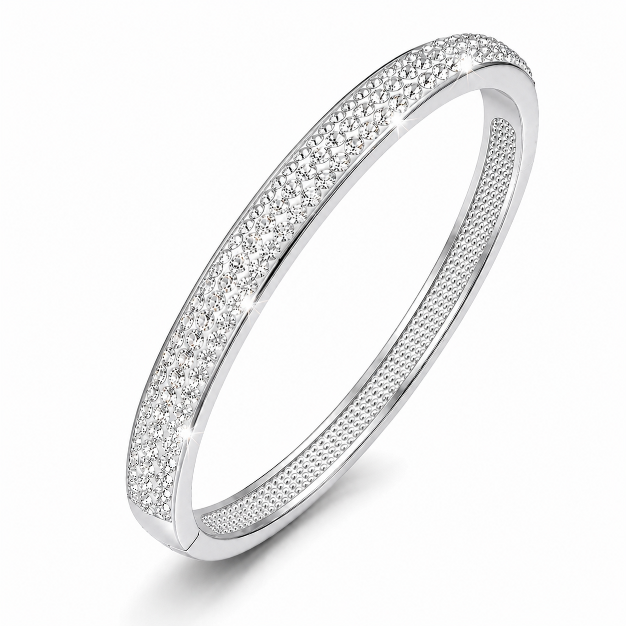 Sparkling European Crystal Bangle