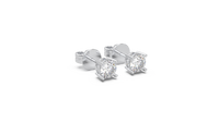 4 Prongs Lab Diamond Stud Earrings in 18K Gold Promotion