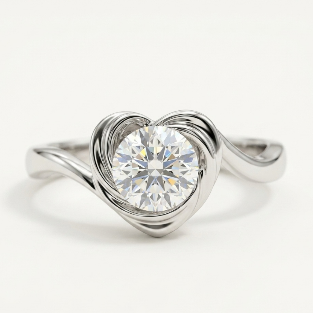Embrace Heart  Ring