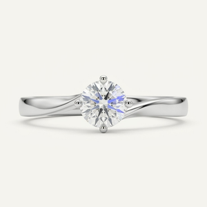 Modern Swirl Band Ring