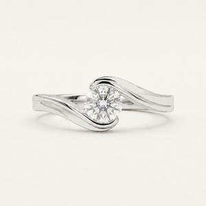 Eternity Swirl Ring