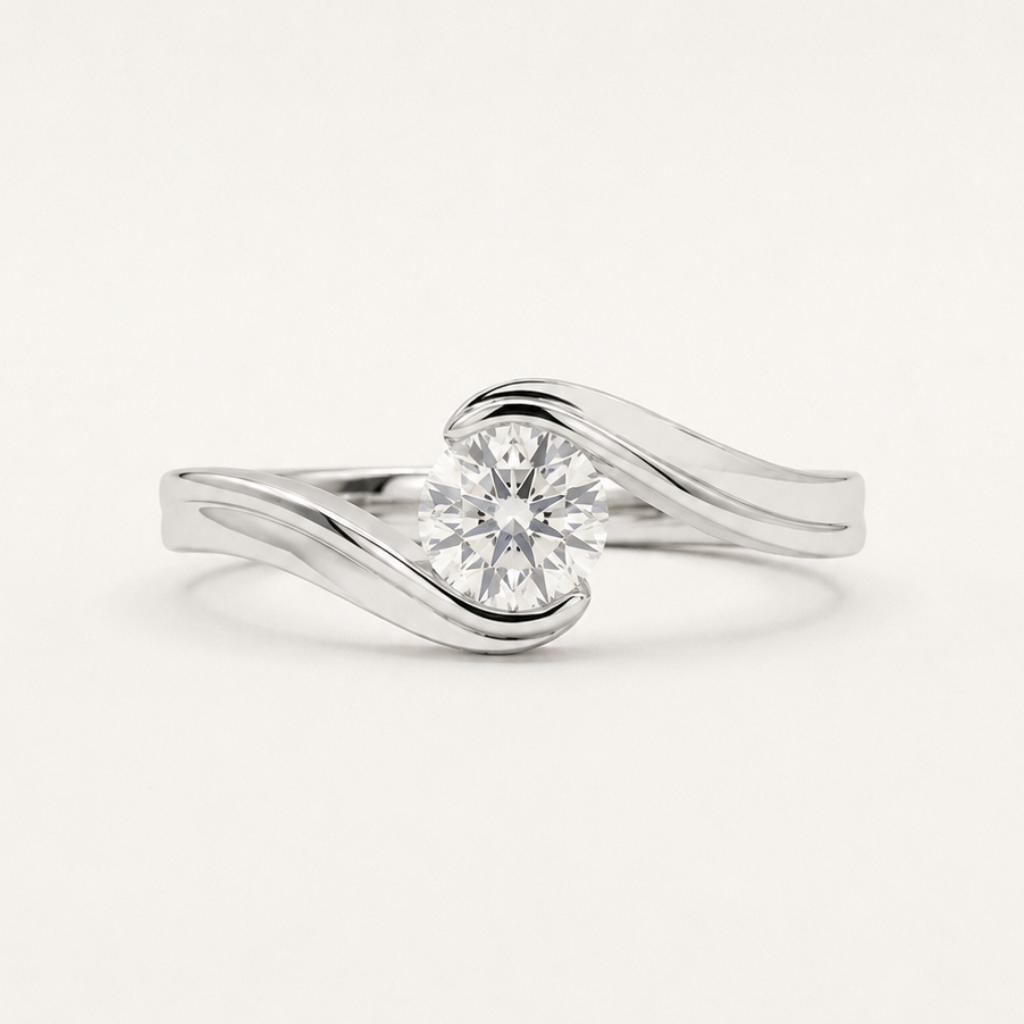 Eternity Swirl Ring