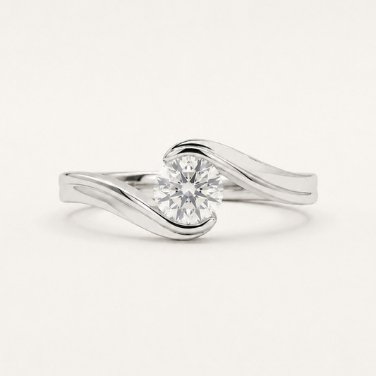 Eternity Swirl Ring