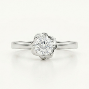 Bloom Solitaire Ring