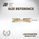 The Xandra Criss-Cross Ring