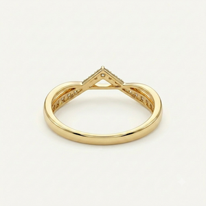 The Ethereal Chevron 18k Ring