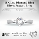 Geometric Solitaire Ring