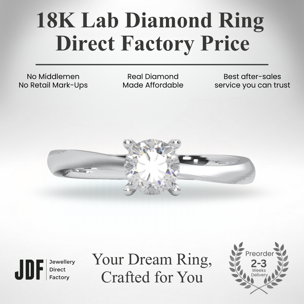Graceful Solitaire Ring