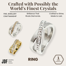 Infinity Crystal Embrace Ring with Crystal From Europe