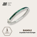 Matrix Bangle with Crystal From Europe