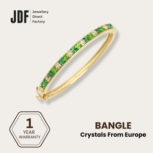 Matrix Bangle with Crystal From Europe