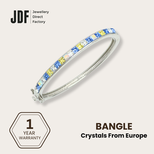 Matrix Bangle with Crystal From Europe