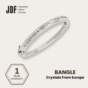 Matrix Bangle with Crystal From Europe