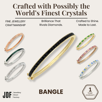 Matrix Bangle with Crystal From Europe