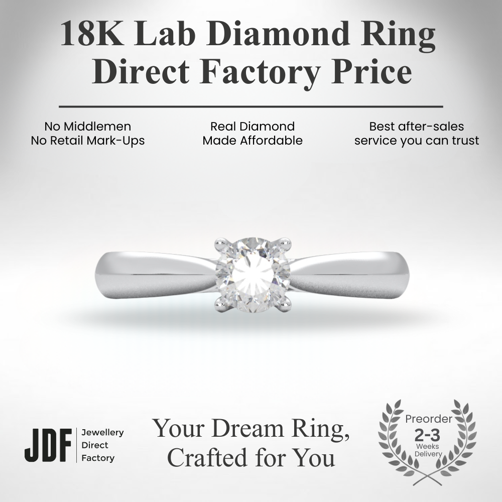 Modern Prong Diamond Ring