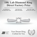 Modern Prong Diamond Ring