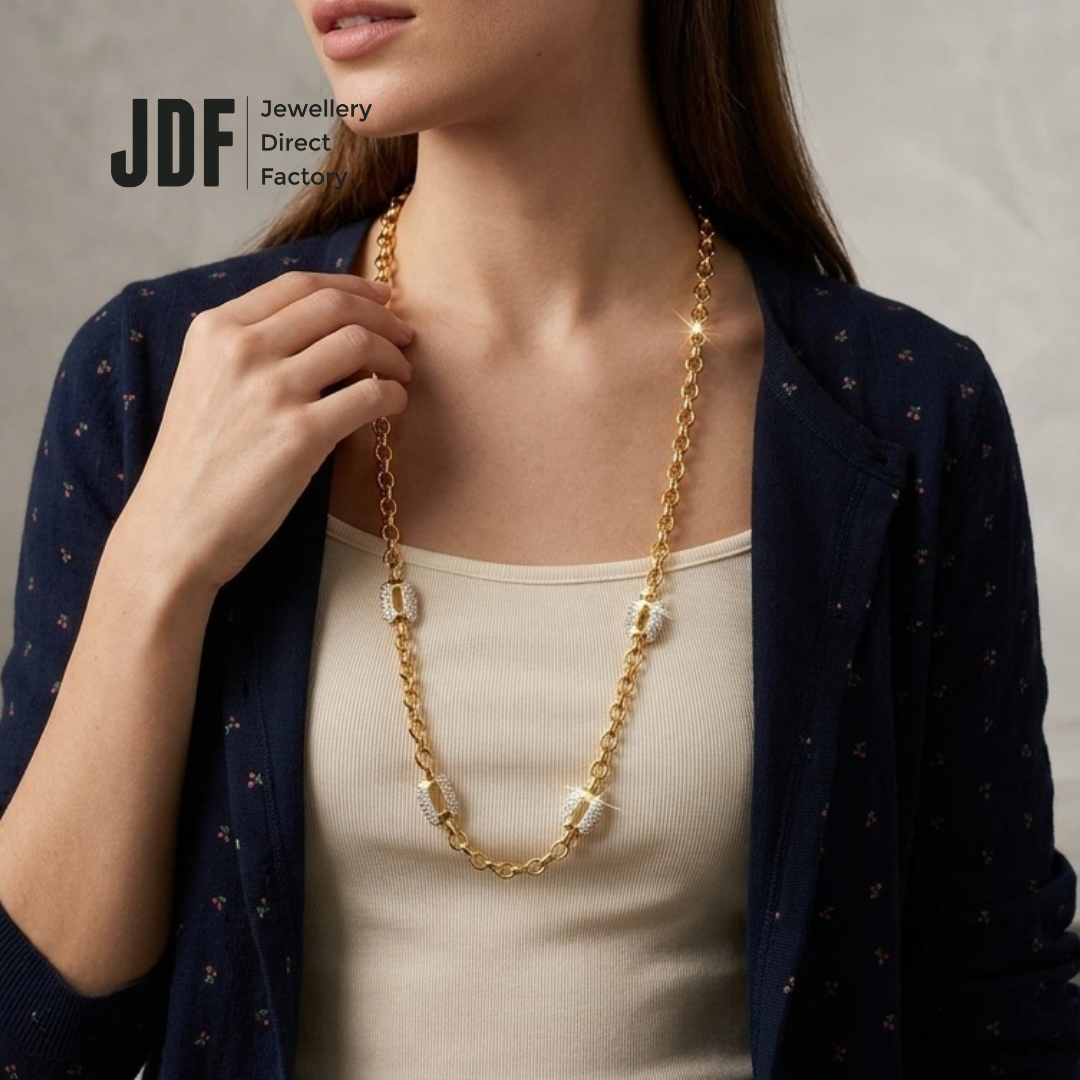 Piccolo Necklace with Crystal From Europe