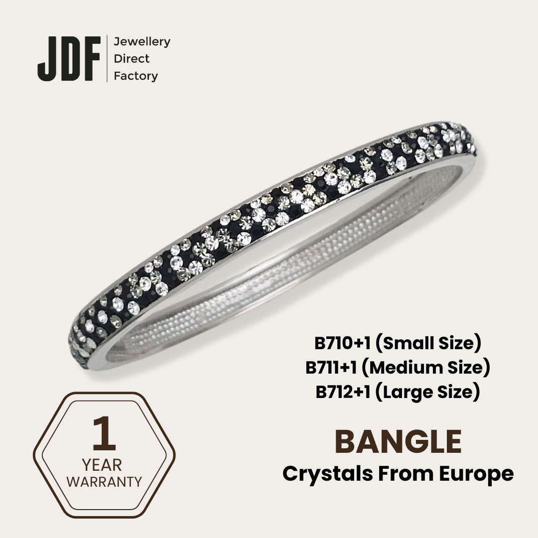 Sparkling European Crystal Bangle