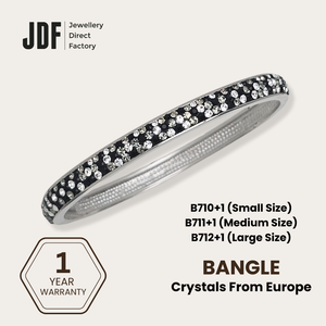 Sparkling European Crystal Bangle