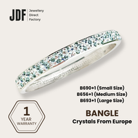 Sparkling European Crystal Bangle
