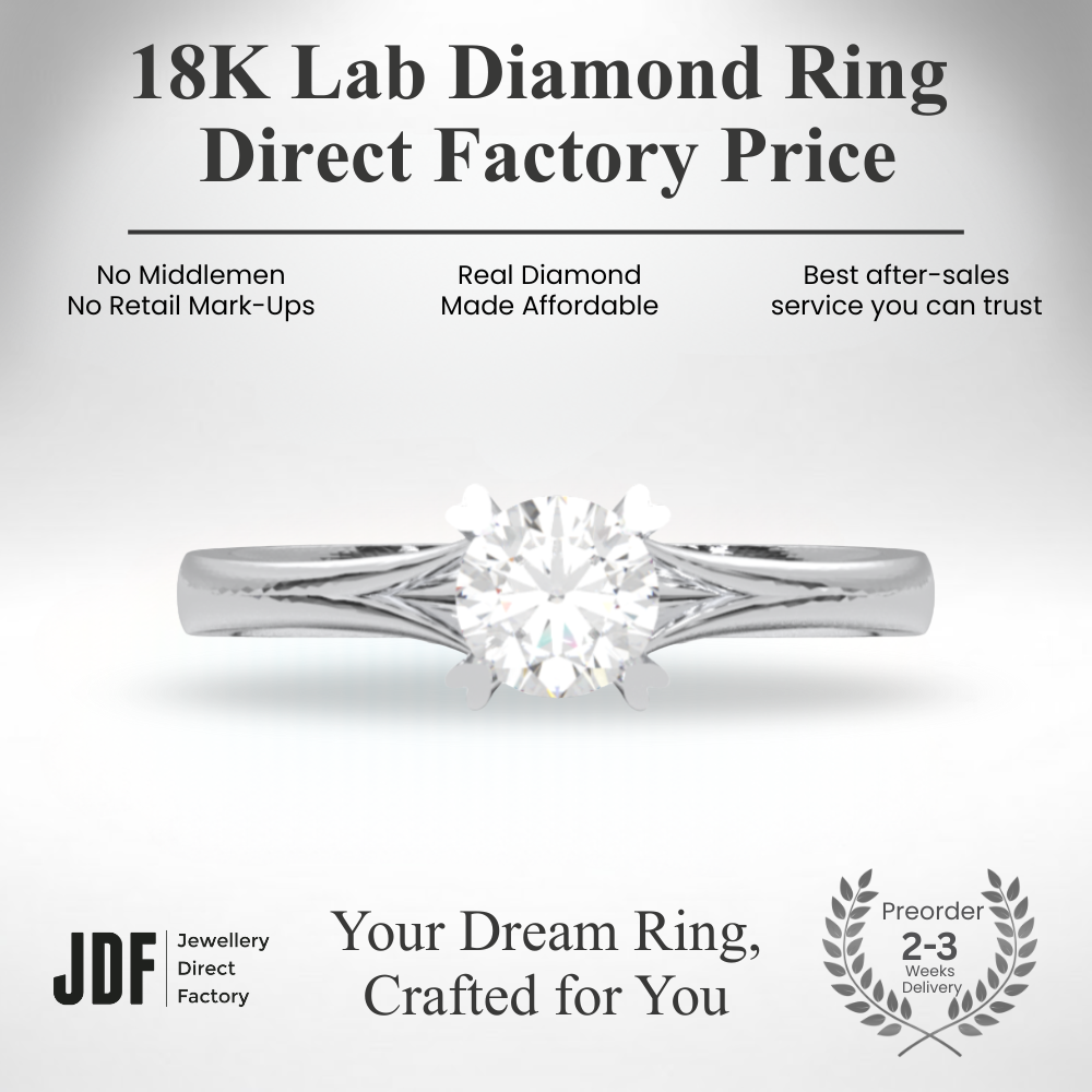 Subtle Heart Prongs Ring