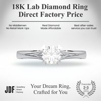 Subtle Heart Prongs Ring