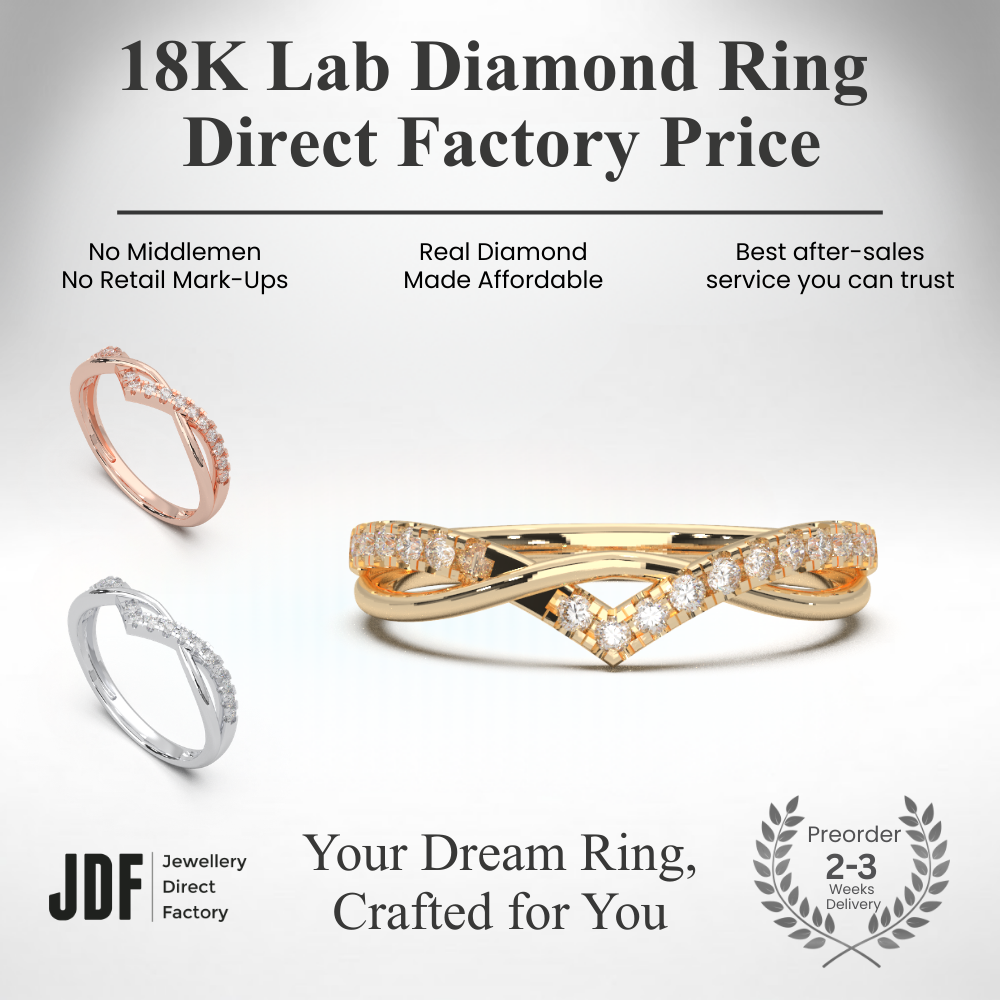 The Ethereal Chevron Ring