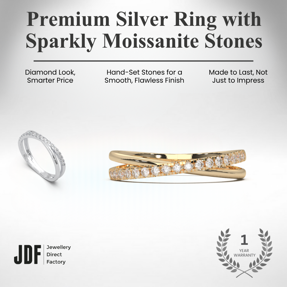 The Xandra Criss-Cross Ring