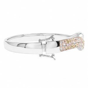 Twist Sparkle Bangle with Crystals from Europe