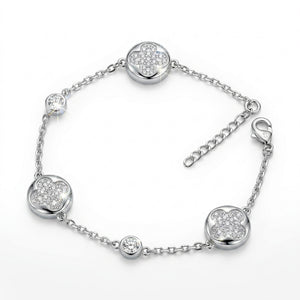 Planet Clover Bracelet with Crystal From Europe