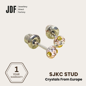 SJKC Earstud with Crystal from Europe