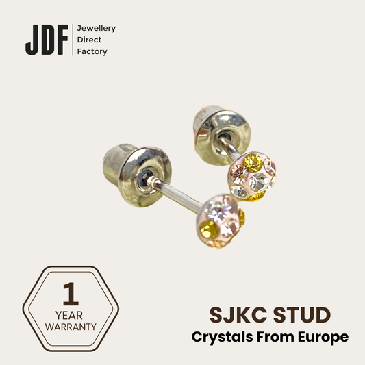 SJKC Earstud with Crystal from Europe