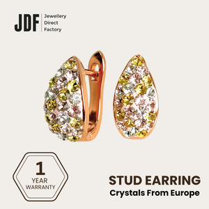 Aurora Teardrop with Crystals from Europe